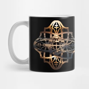 Fancy emblem sunset Mug